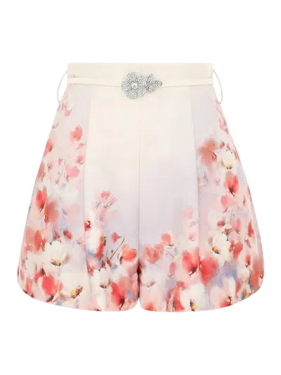 ZIMMERMANN FLORAL PRINT SHORTS