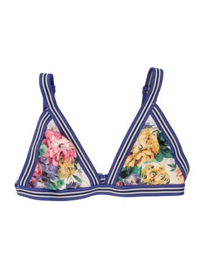 Pre-owned Zimmermann Floral Print Top In Multi