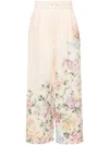 ZIMMERMANN FLORAL-PRINT TROUSERS