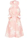 Zimmermann Acadian Floral-print Mini Dress In Pnkivoflor