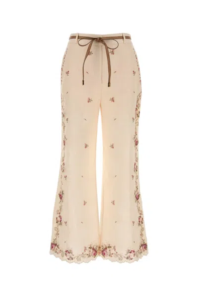 Zimmermann Floral Printed Linen Patience Pant
