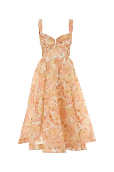 Zimmermann Floral Printed Linen-blend Rebellion Dress