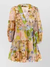 Zimmermann Pop Wrap Mini Dress