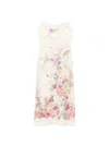 Zimmermann Womens Cream Multi Floral Alchemy Floral-print Linen Midi Dress In Neutral