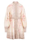 Zimmermann Illuminate Buttoned Mini Dress