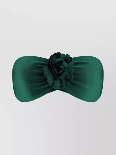 Zimmermann Flower Swimsuit Top Waverly In Green