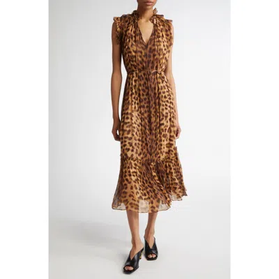 Zimmermann All-over Printed Sleeveless Dress In Multicolor
