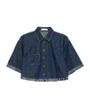 Zimmermann Rhiannon Denim Shirt In Atlantic In Indigo