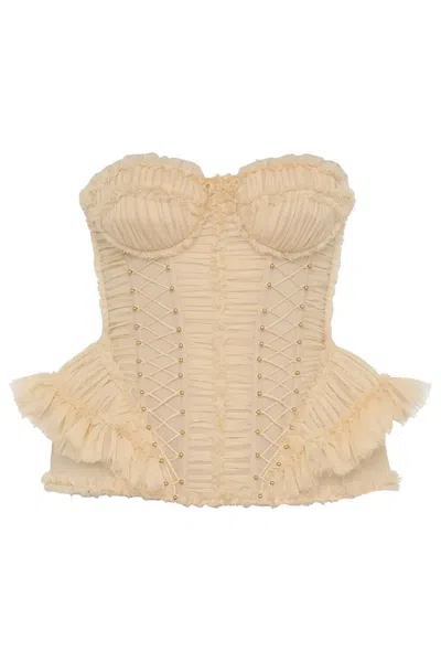 ZIMMERMANN FRAYED REBELLION CORSET