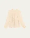 Zimmermann Frill Billow Blouse In White