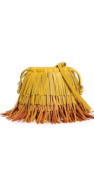 Zimmermann Fringe Crossbody Bag Yellow