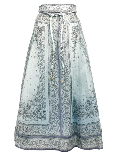 ZIMMERMANN GATHERED SKIRT