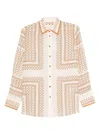 Zimmermann Hemd Mit Geometrischem Print In Brown