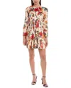 Zimmermann Ginger Fit & Flare Linen Mini Dress In White