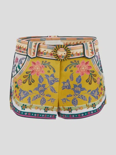 Zimmermann Ginger Mini Short In No-color | ModeSens