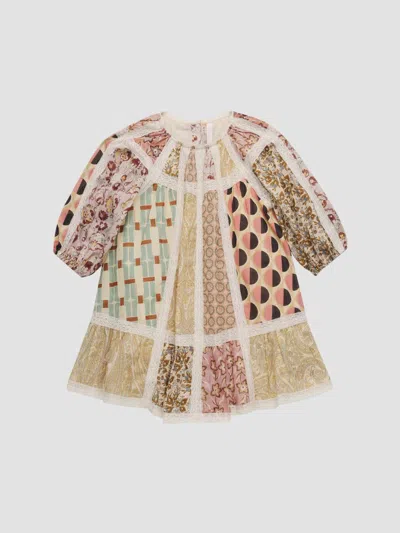 Zimmermann Girl's Baby Girl's, Little Girl's & Girl's Fairlight Cotton Patchwork Dress In Spliced