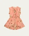 Zimmermann Little Girl's & Girl's Mahon Flip Cotton Dress In Multi