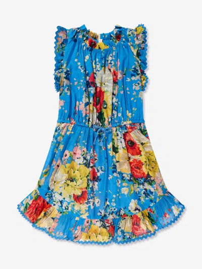 Zimmermann Kids' Baby's, Little Girl's & Girl's Alight Floral Flip Dress In Blue