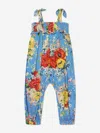 ZIMMERMANN GIRLS ALIGHT SHIRRED JUMPSUIT