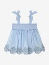Zimmermann Girls Cascadian Ric Rac Top In Blue