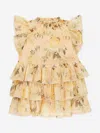 Zimmermann Girls Cascadian Swing Dress In Brown