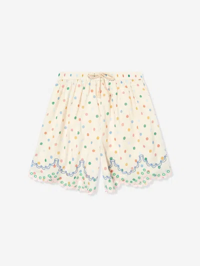 Zimmermann Girls Everley Embroidered Shorts