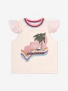 Zimmermann Girls Everley Frill Sleeve T-shirt