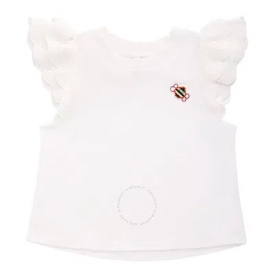 Zimmermann Kids'  Girls Junie Frill-sleeve T-shirt In White