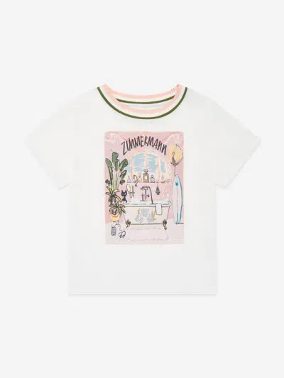 Zimmermann Babies'  Girls Ottie Printed T-shirt In White