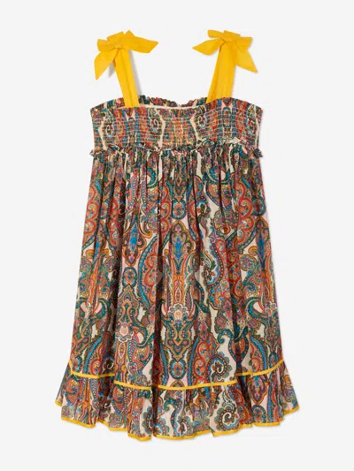 Zimmermann Babies'  Girls Paisley Ottie Dress In Multicoloured
