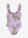 Zimmermann Rhiannon Trim Racer Swimsuit In Multi
