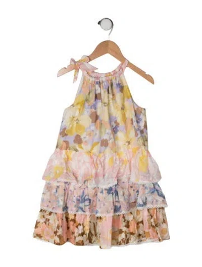 Pre-owned Zimmermann Babies'  Girls Sleeveless Dress In Multi