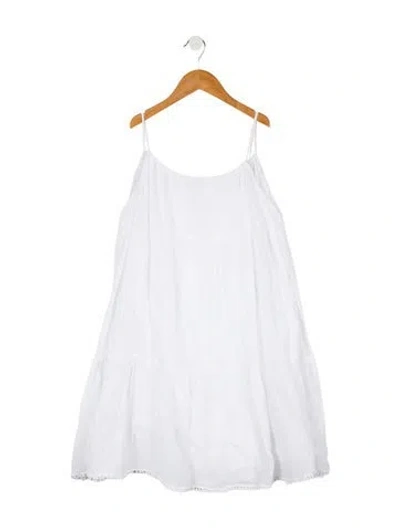 Pre-owned Zimmermann Kids' Girls' Sleeveless Dress In White