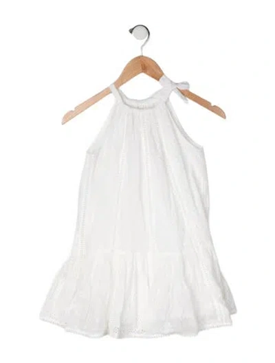 Pre-owned Zimmermann Babies'  Girls Sleeveless Dress W/tags In White