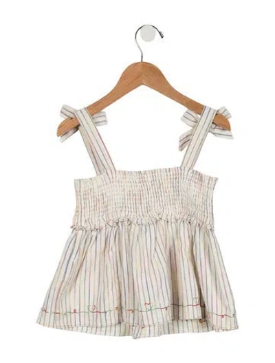 Pre-owned Zimmermann Kids' Girls Sleeveless Top W/tags In Neutrals