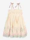 Zimmermann Cotton Embroidered Tallow Dress In Ivory