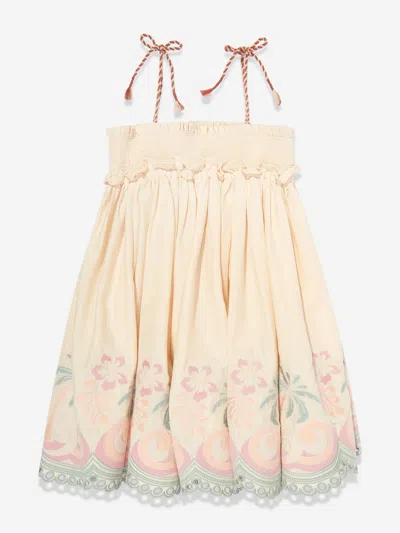 ZIMMERMANN ZIMMERMANN GIRLS TALLOW EMBROIDERED SWING DRESS