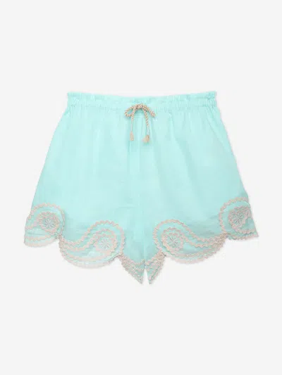 Zimmermann Kids'  Girls Waverly Ric Rac Shorts In Blue