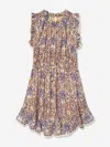 Zimmermann Kids Wylie Printed Cotton Dress In Multicoloured