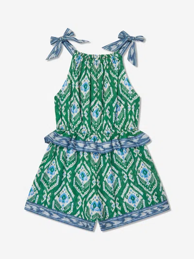 Zimmermann Girls Wylie Frill Halter Playsuit