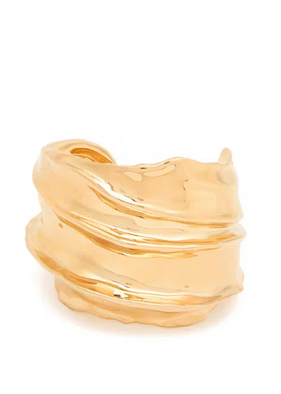 Zimmermann Glaze Sculpted 12kt Gold-plated Cuff