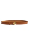 Zimmermann Gleam Leather Belt In Tan