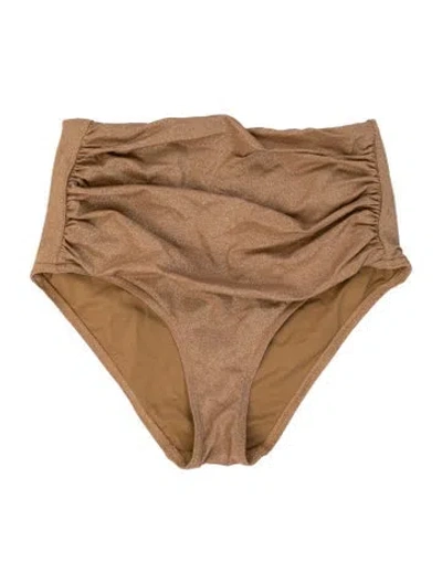 Pre-owned Zimmermann Glitter Accents Bottoms In Neutrals