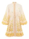 Zimmermann Floral-print Linen Mini Dress In Undefined