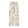 Zimmermann Floral Linen Cargo Pants In Multicolour