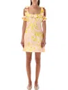 ZIMMERMANN ZIMMERMANN GOLDEN RUFFLE MINI DRESS