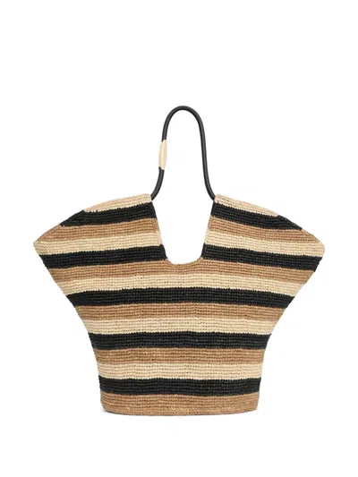 Zimmermann Goldentime Beach Bag In Neutrals