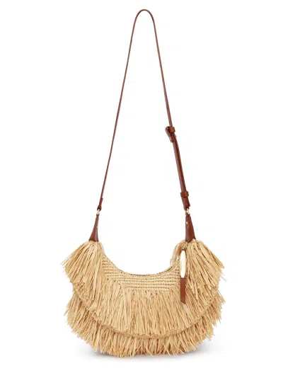 Zimmermann Goldentime Fringe Shoulder Bag