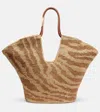 Zimmermann Goldentime Large Raffia Tote Bag