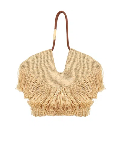 Zimmermann Goldentime Medium Fringe Tote